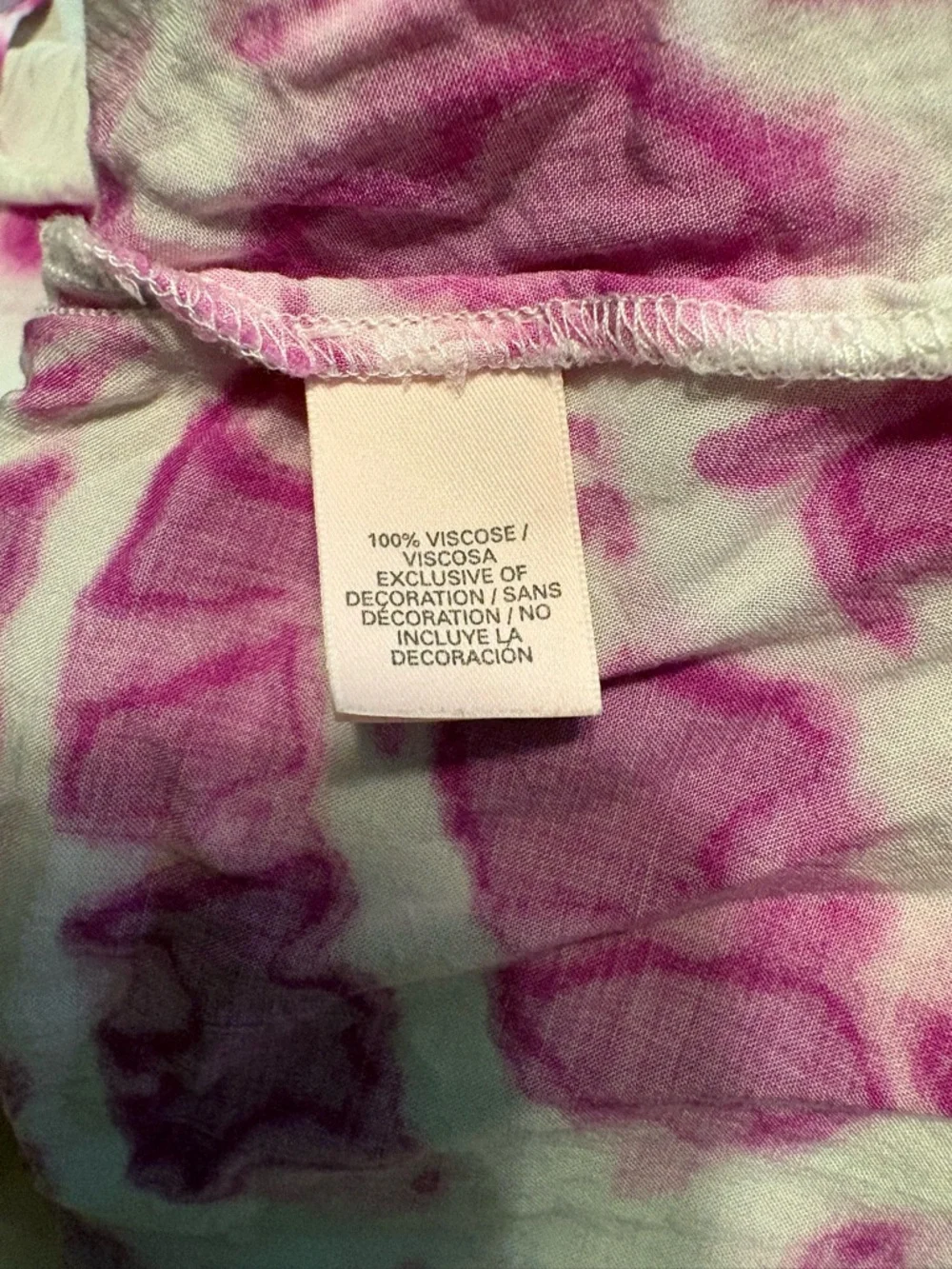 Victoria Secret Purple Tie-Dye Cruise Mini Swimsuit Coverup Sun Dress Size XS - Picture 12 of 14